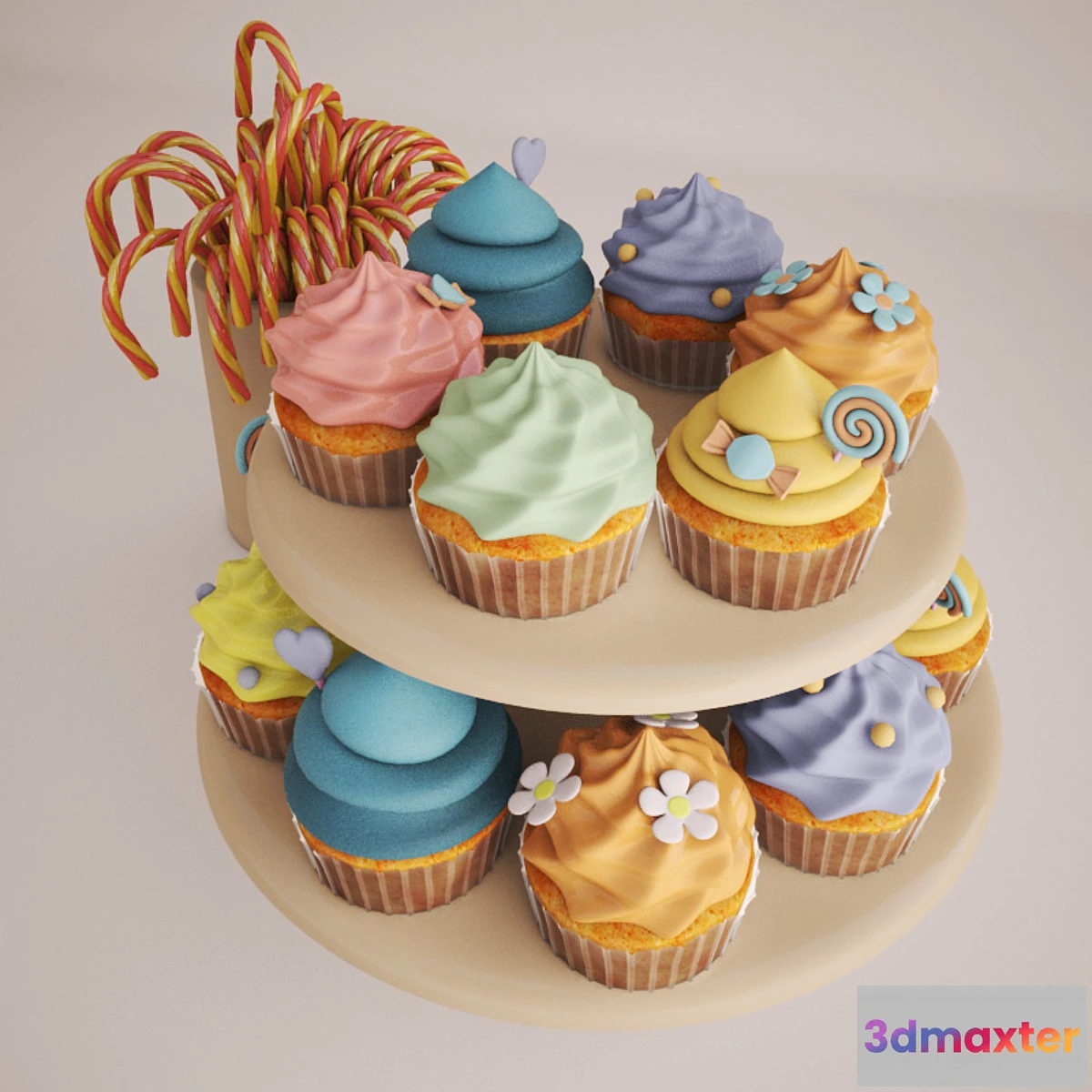 1277686 - cakes 3D Max