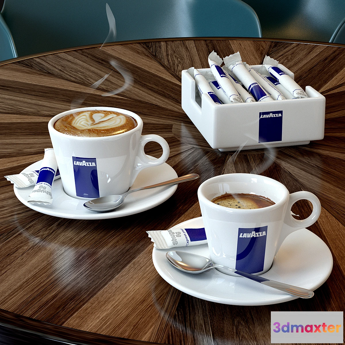1288500 - Cup of Lavazza coffee 3D Max