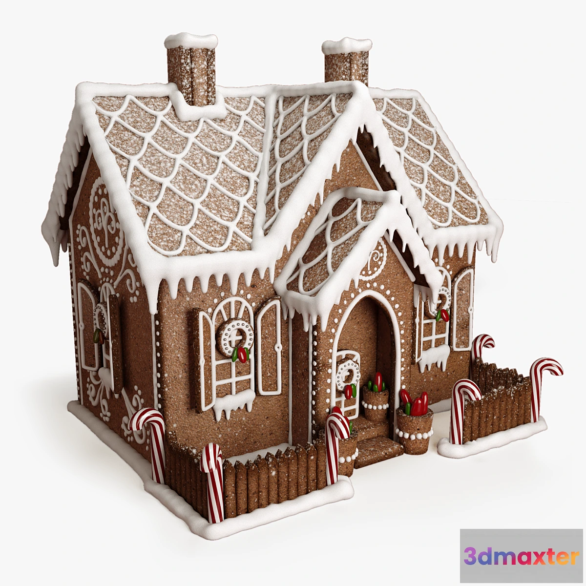 1292291 - Gingerbread house 3D Max