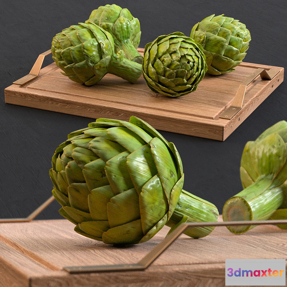 1295603 - Artichokes 3D Max