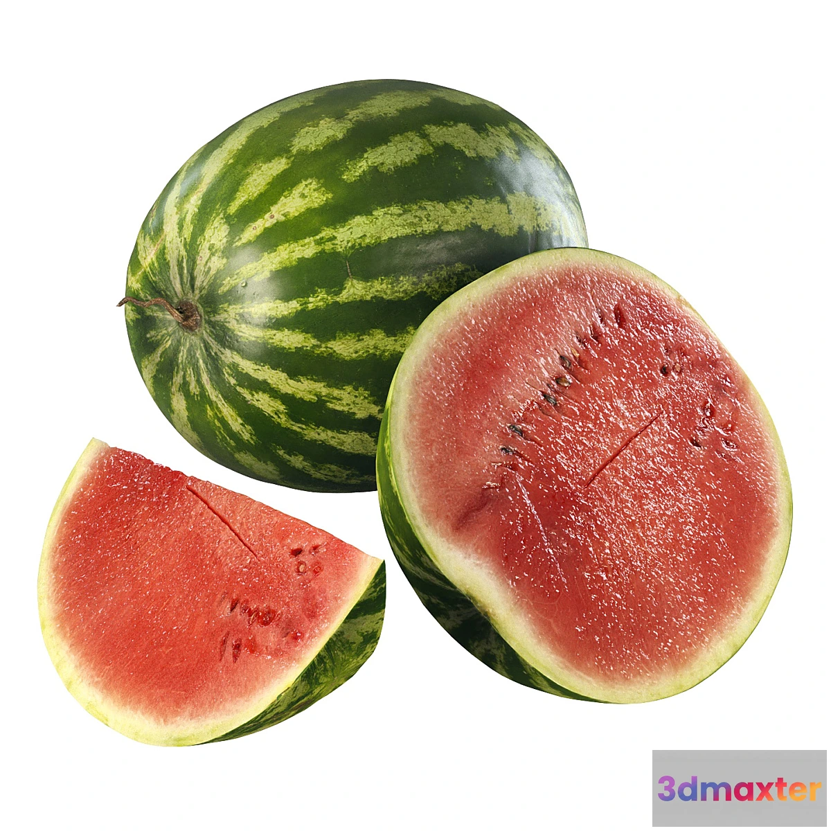 1297592 - 4k watermelon - No.2 3D Max