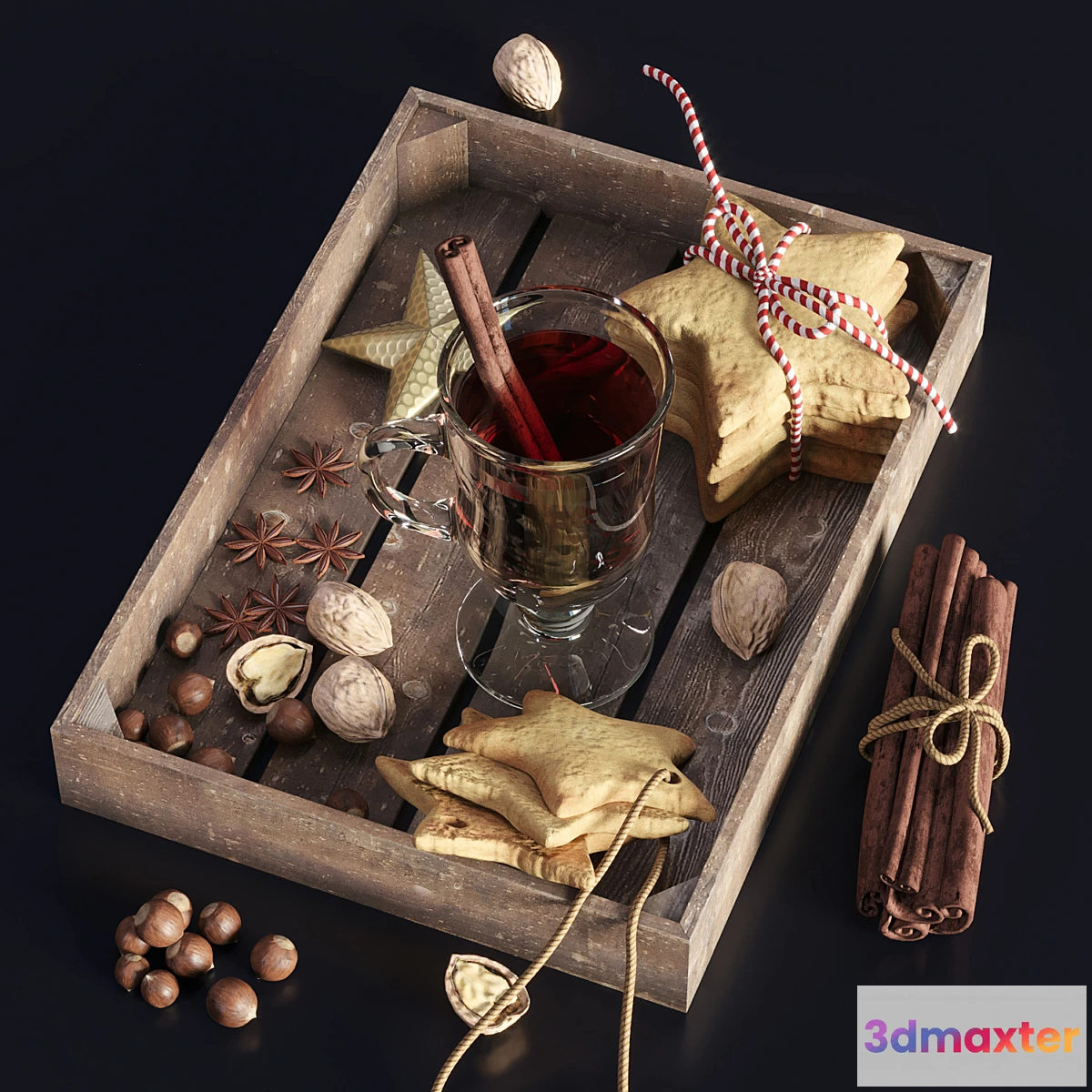 1298227 - Hot Drinks for New Year’s 3D Max