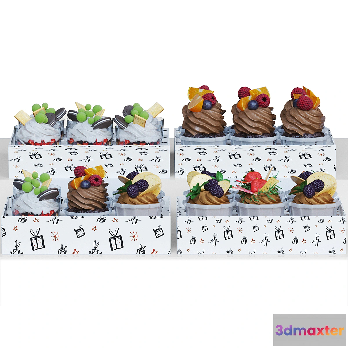 1299403 - Dessert. Muffin 3D Max