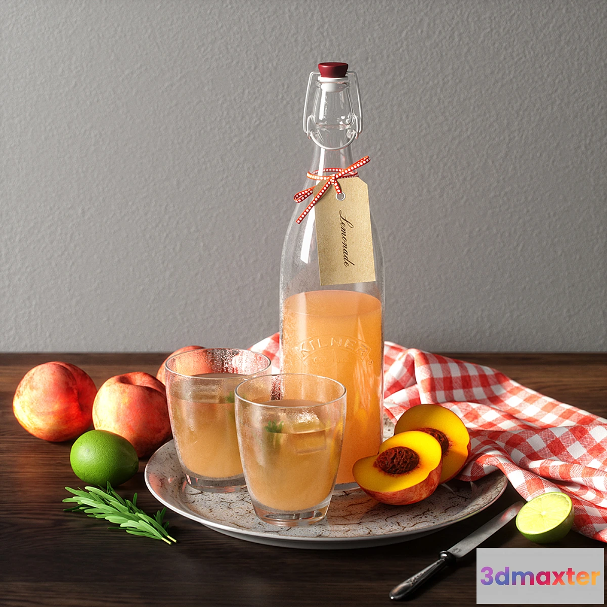 1300145 - limonade set 3D Max