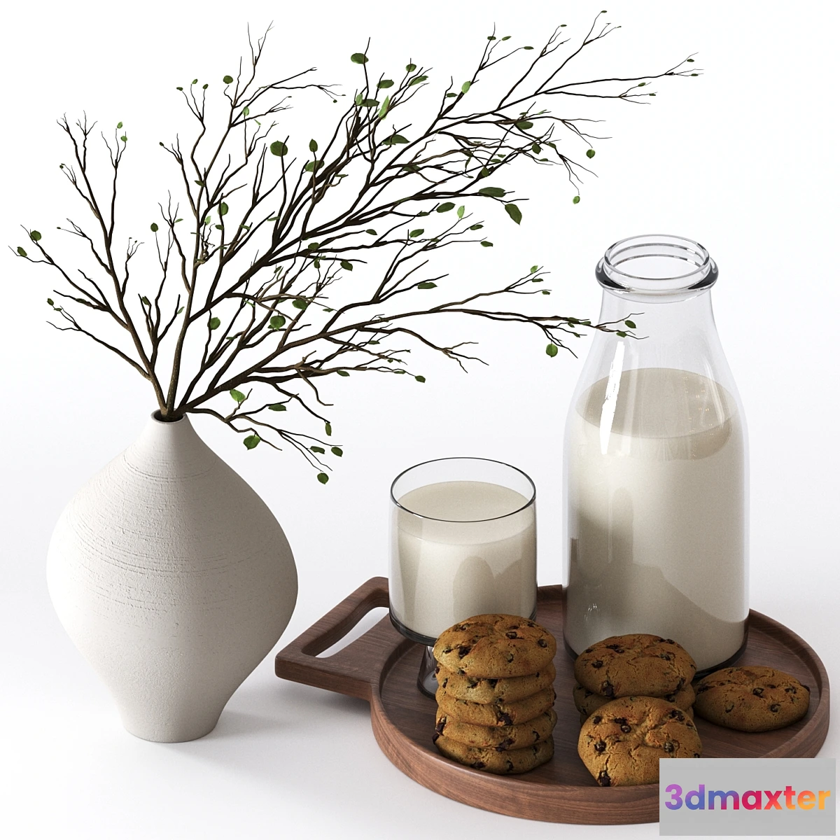 1303916 - Food and drinks set 02 3D Max