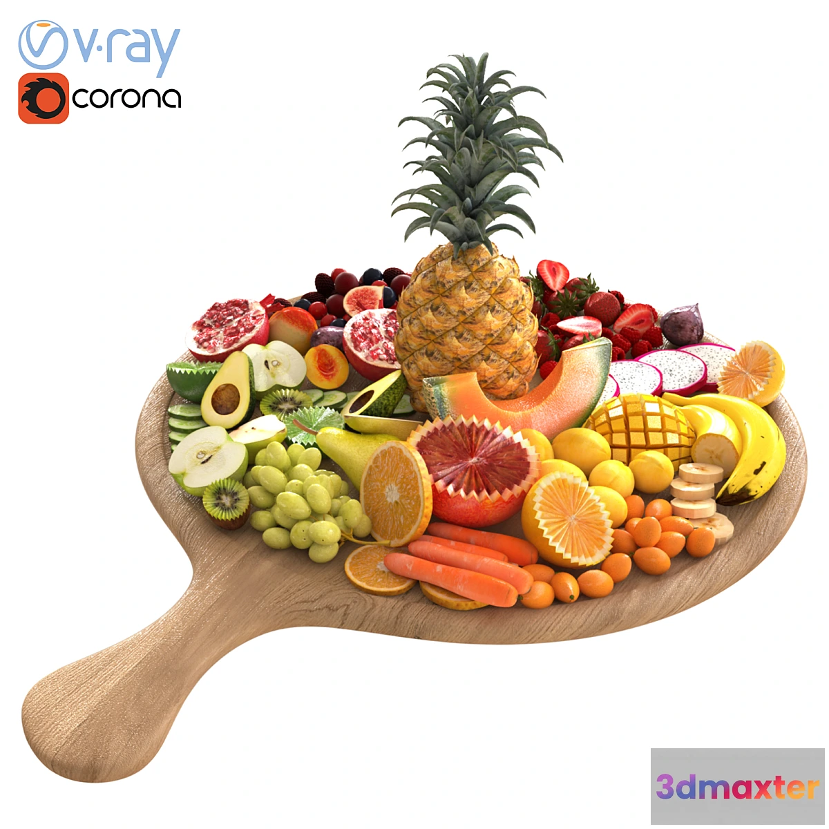 1306786 - Fruit tray 3D Max