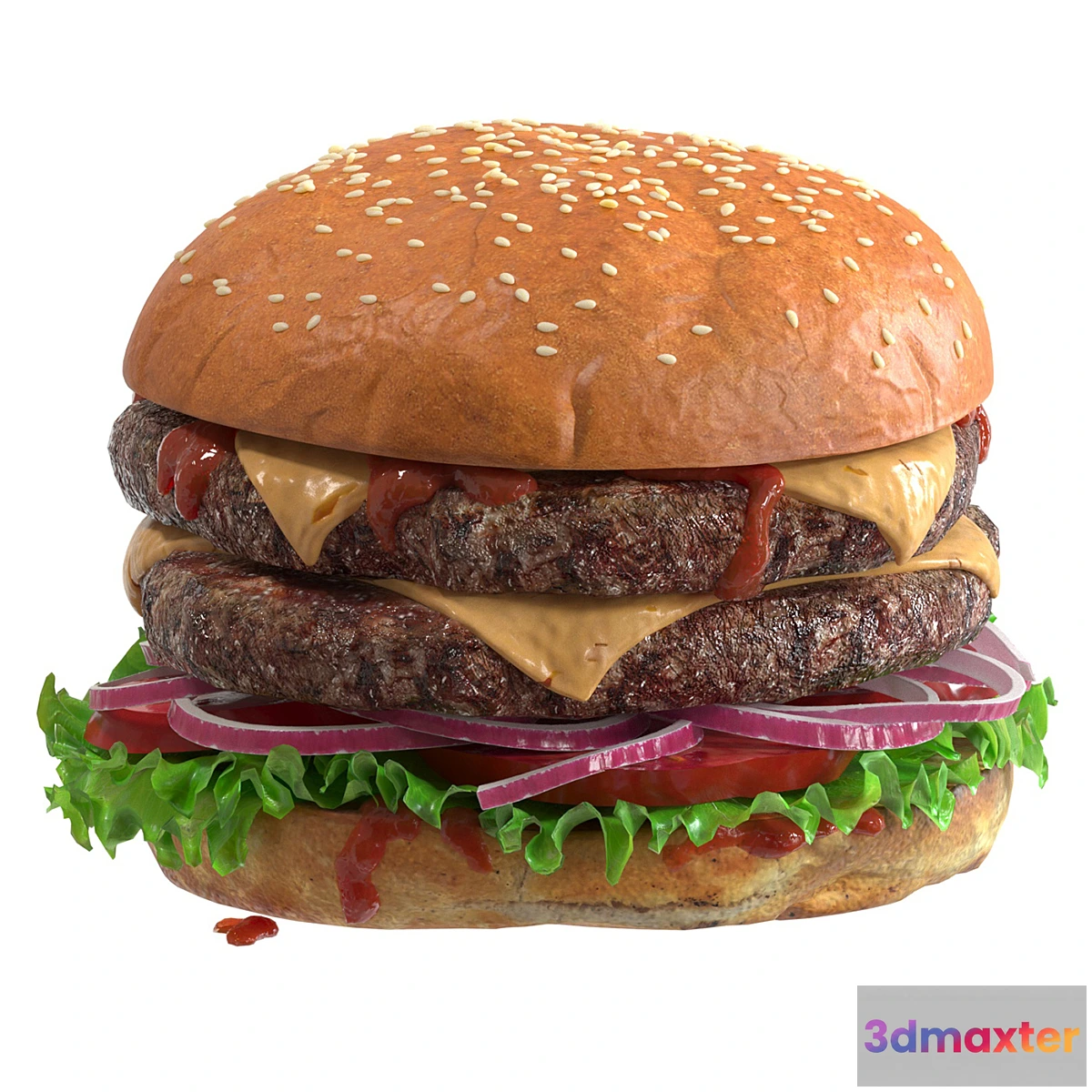 1310098 - Hamburger 3D Max