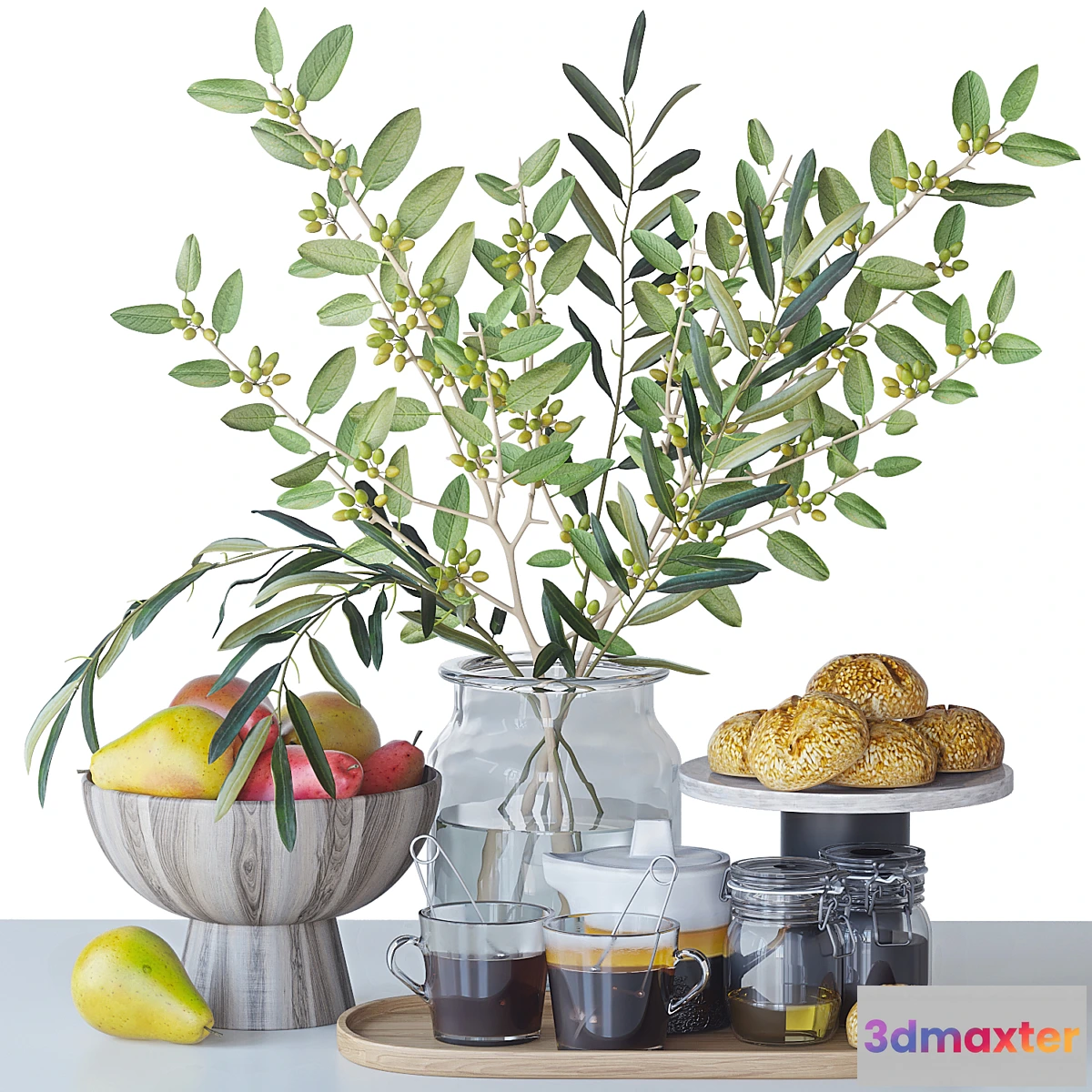 1314367 - Decorative set for the kitchen - No.5 3D Max