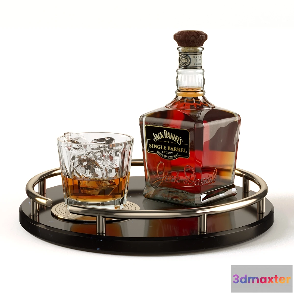 1320566 - Jack Daniel’s - Single Barrel 3D Max