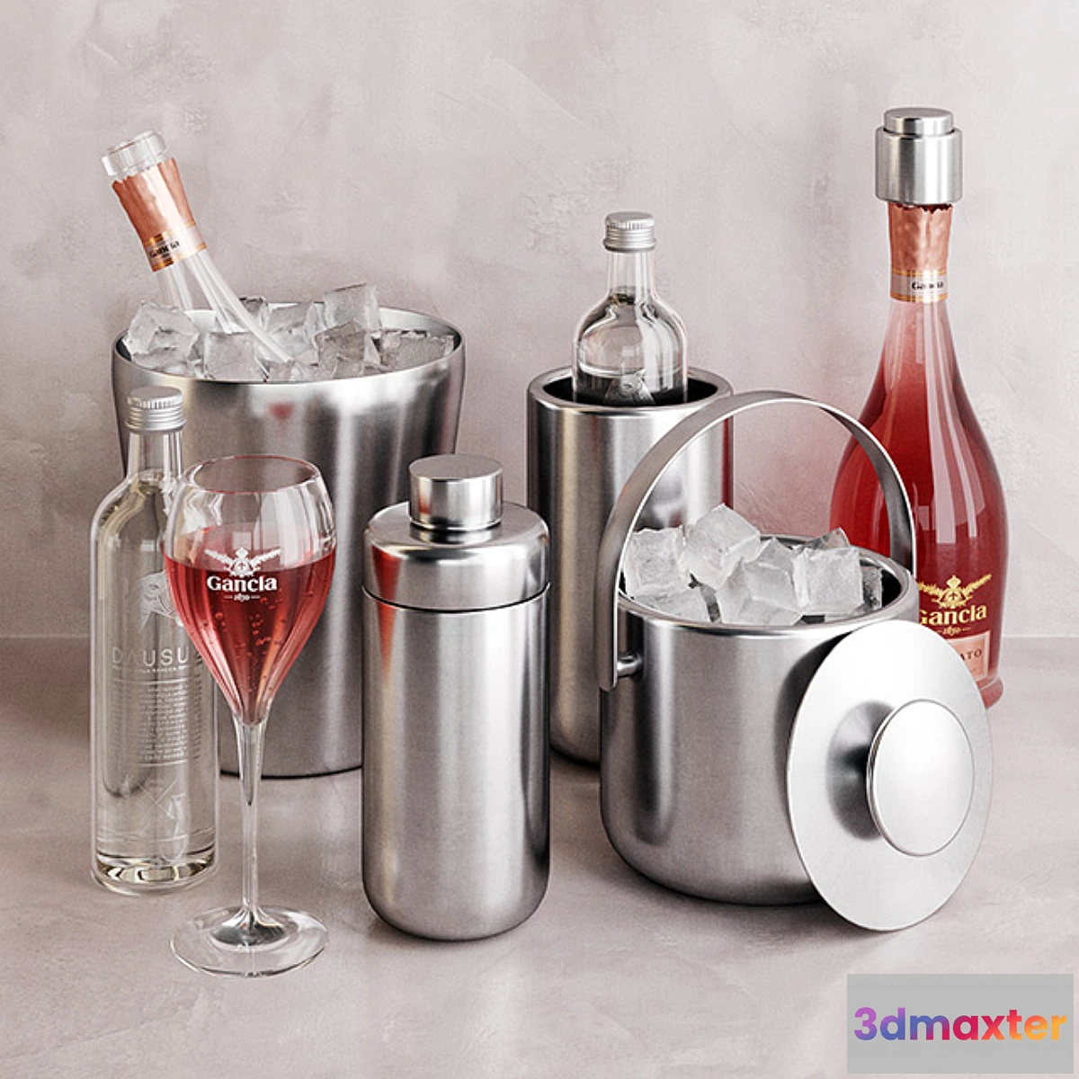 1326377 - Duke Coctail Set - No.2 3D Max