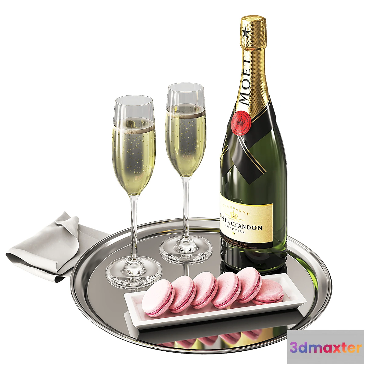 1327468 - Champagne 3D Max