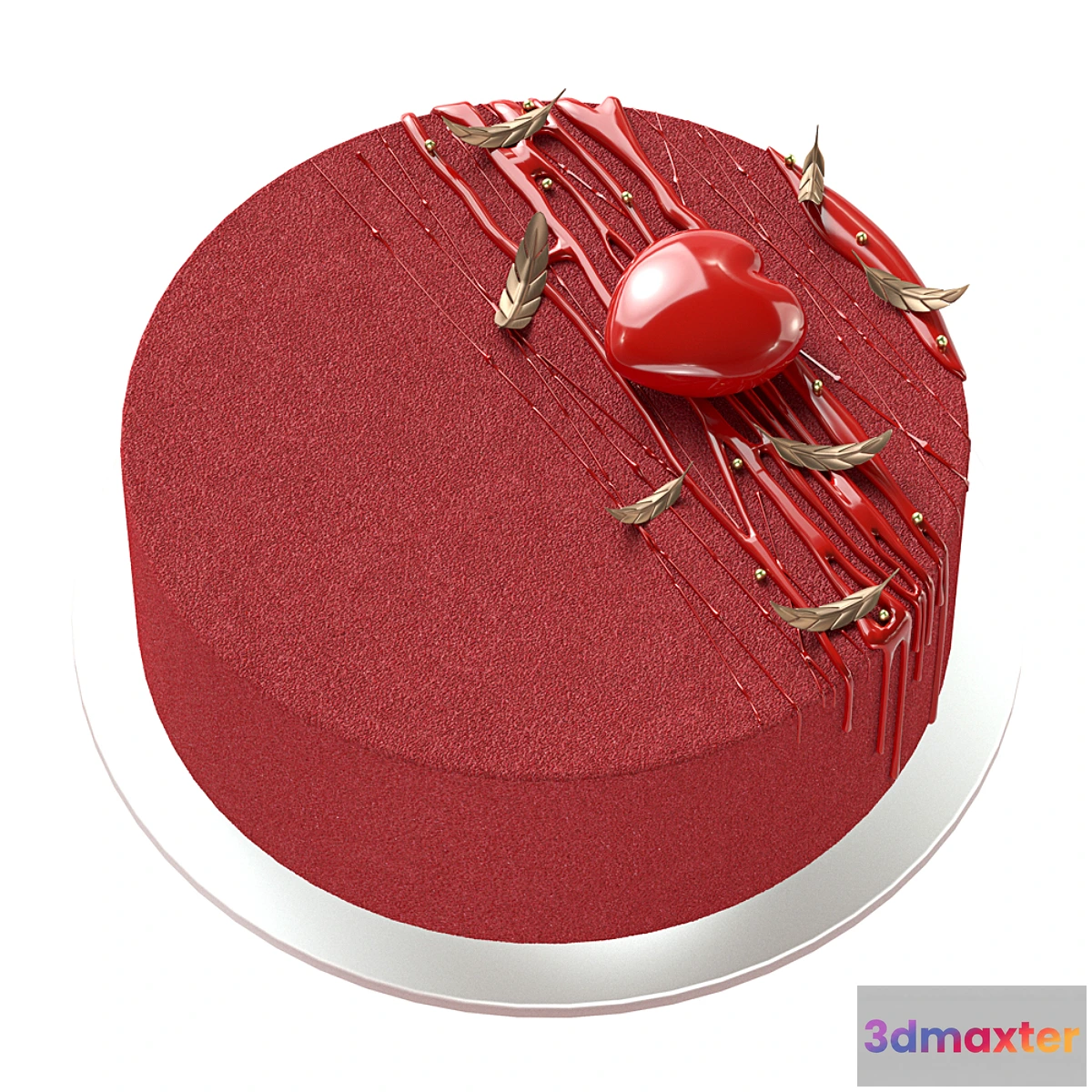 1329543 - Red Cake 3D Max