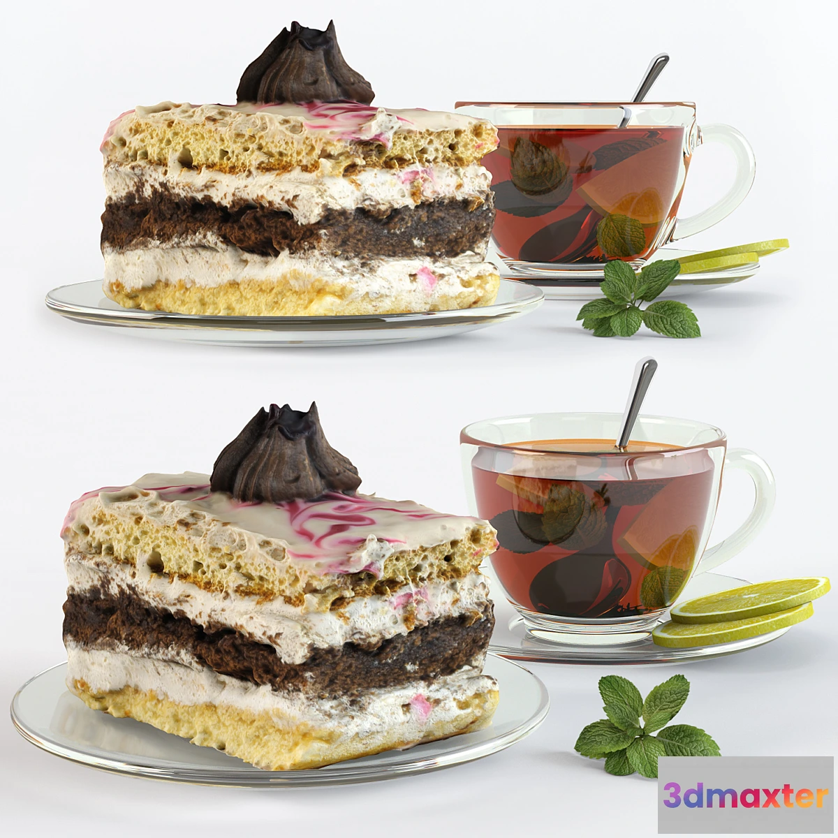 1337802 - Tea with cake 3D Max