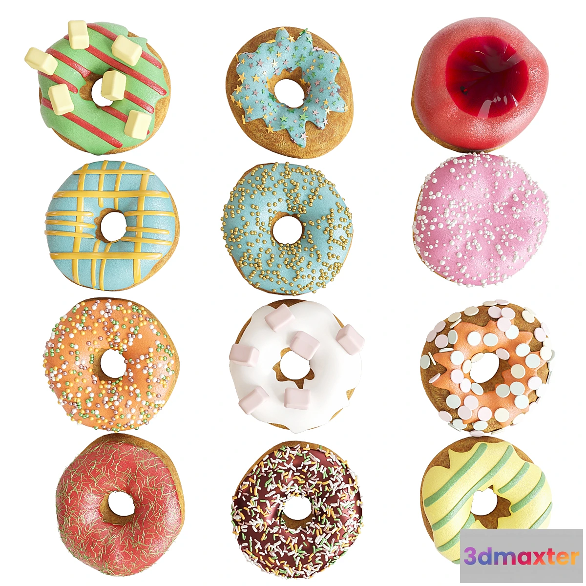1344290 - Donuts - No.4 3D Max