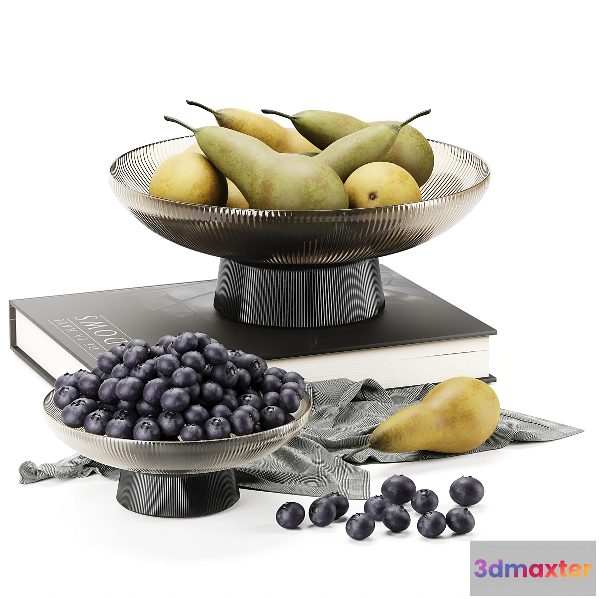 1346850 - Pear set 3D Max