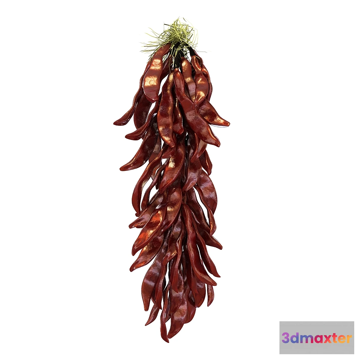1352640 - A bundle of red pepper 3D Max