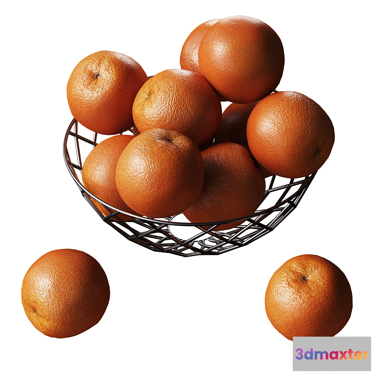 1394898 - Oranges citrus fruits 3D Max