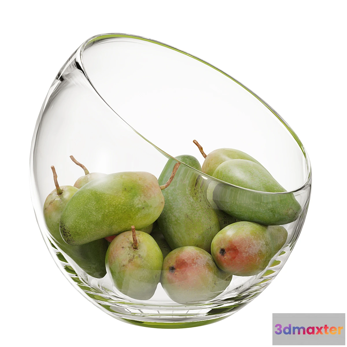 1396892 - Large Slant Fruit Bowl mango 3D Max