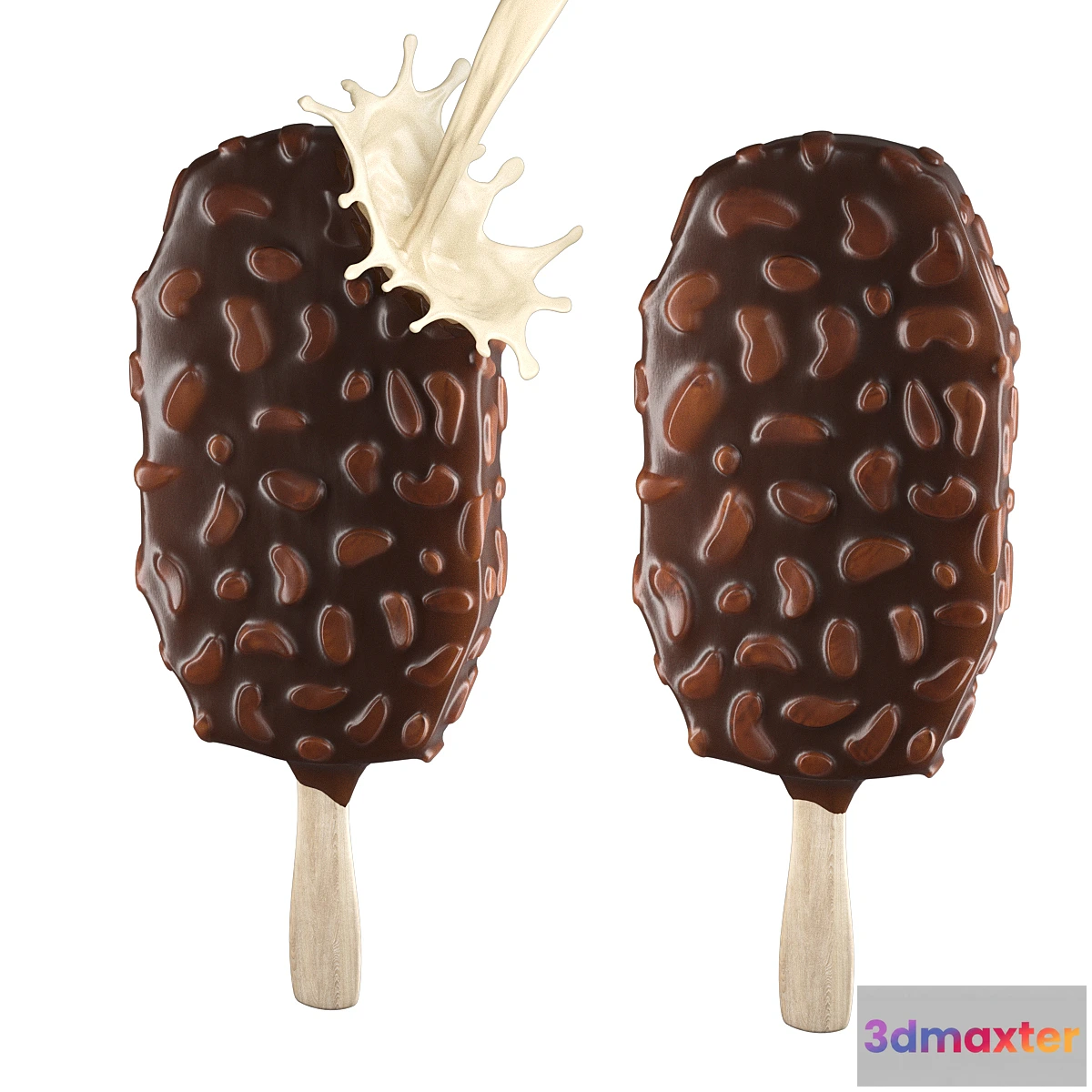 1397522 - Chocolate ice cream 3D Max