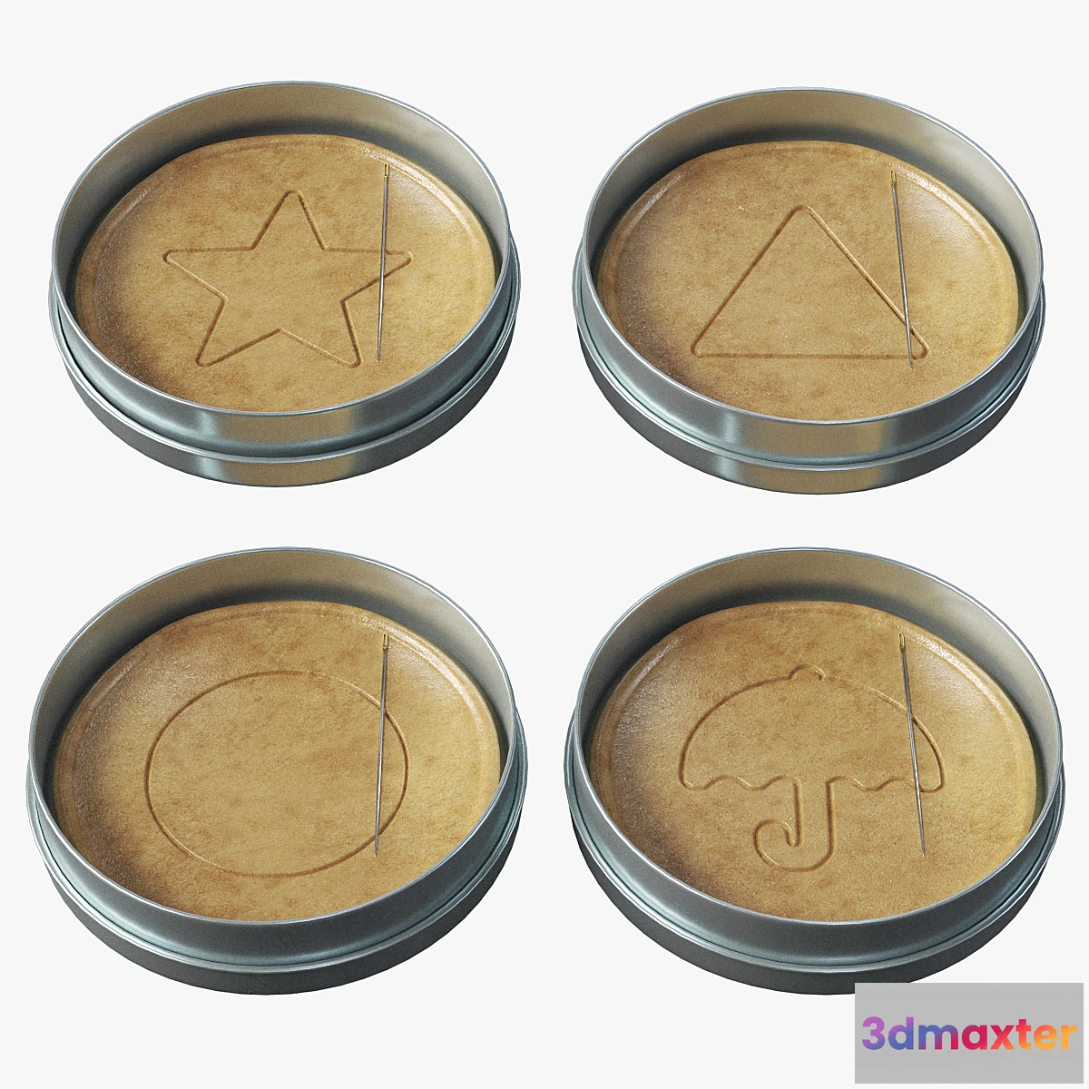 1405558 - Sugar honeycomb (Squid game) 3D Max