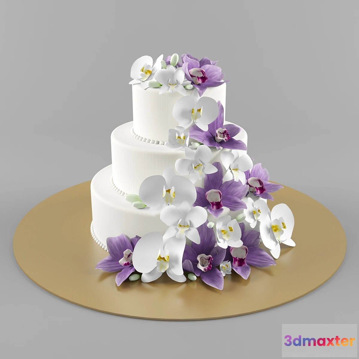 1407694 - Cake of the mastic 3D Max