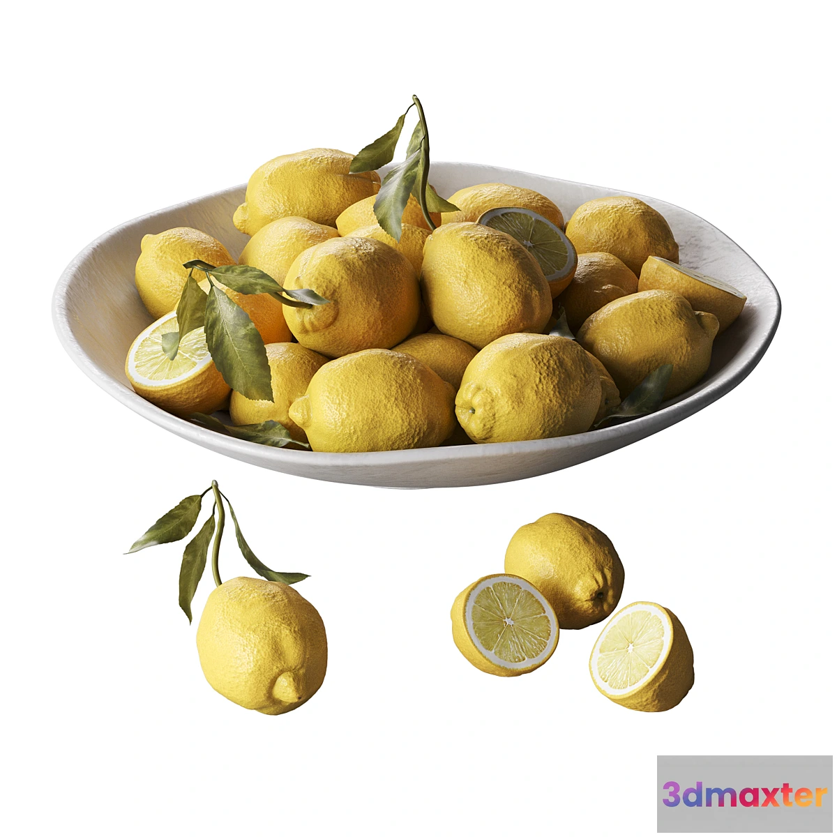 1408728 - fresh lemons 3D Max