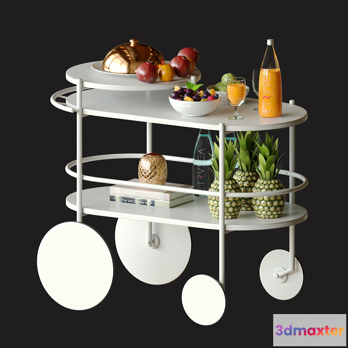 1410734 - Hotel breakfast in bed 3D Max