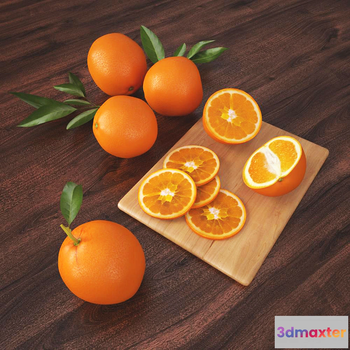 1413134 - An Orange 3D Max