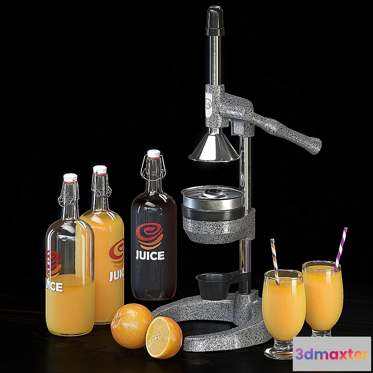 1415570 - Juicer and juice 3D Max