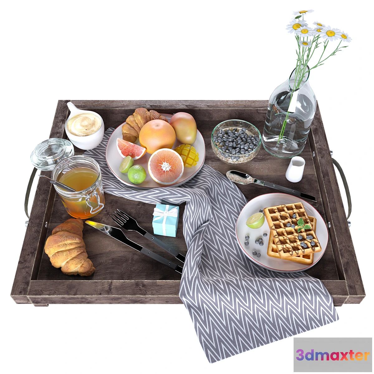 1415804 - Tiffany breakfast set 3D Max