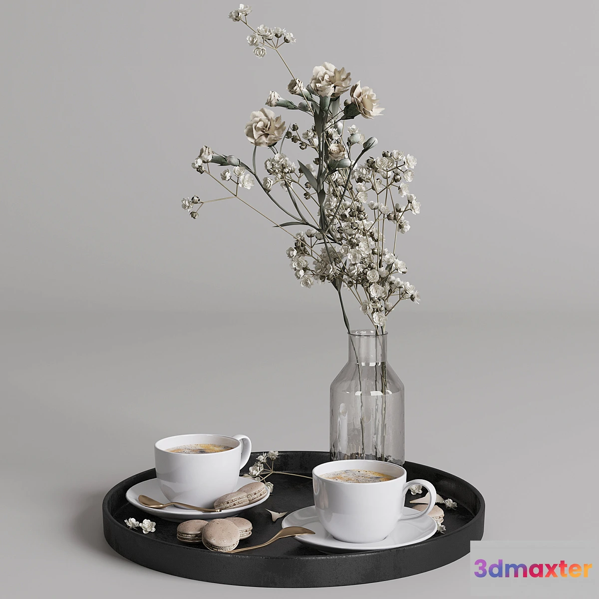 1419000 - Coffee set 01 3D Max