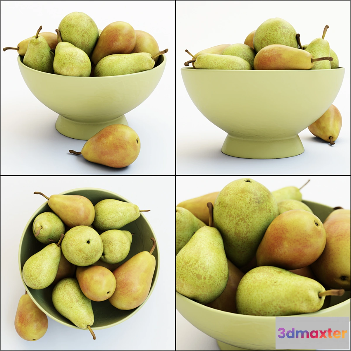 1420492 - Pears in the vase 3D Max