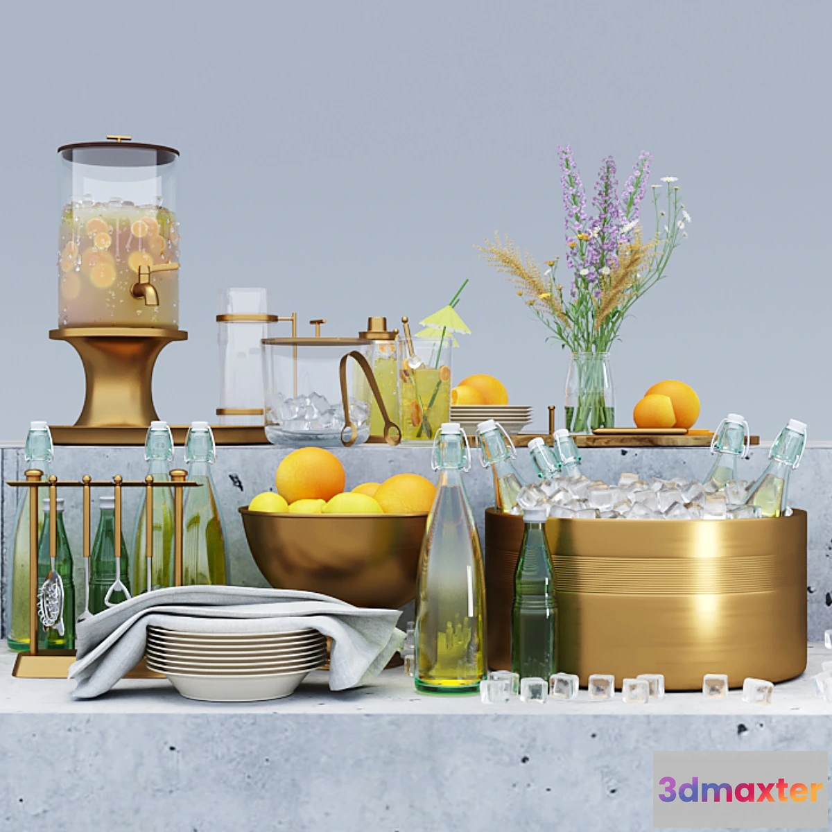 1424620 - Set for lemonade 3D Max