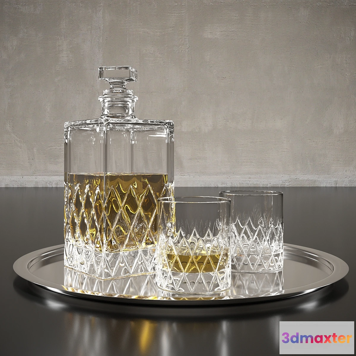 1429946 - Set for whiskey 3D Max