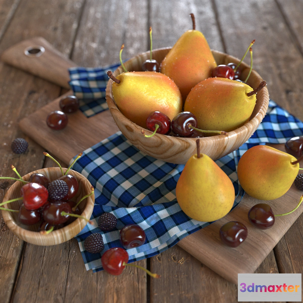 1438024 - Fruit still life 3D Max