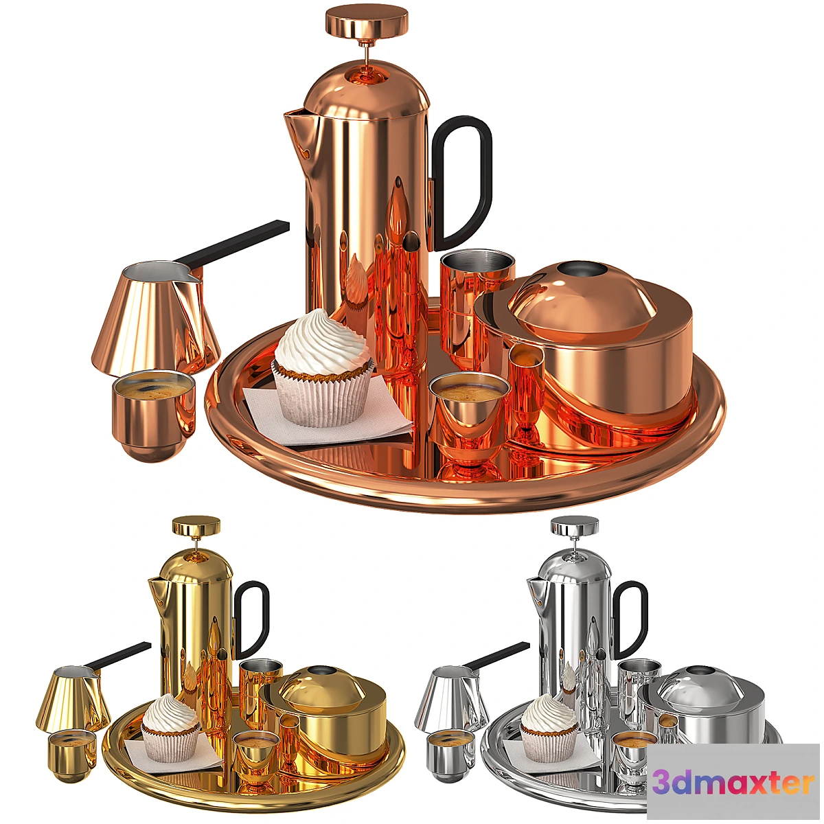 1450486 - Tom Dixon Brew Cafetiere 3D Max