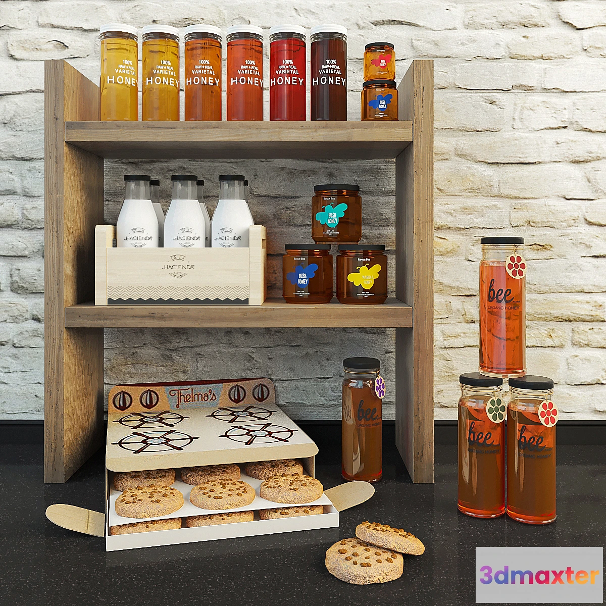 1456312 - Honey set 3D Max