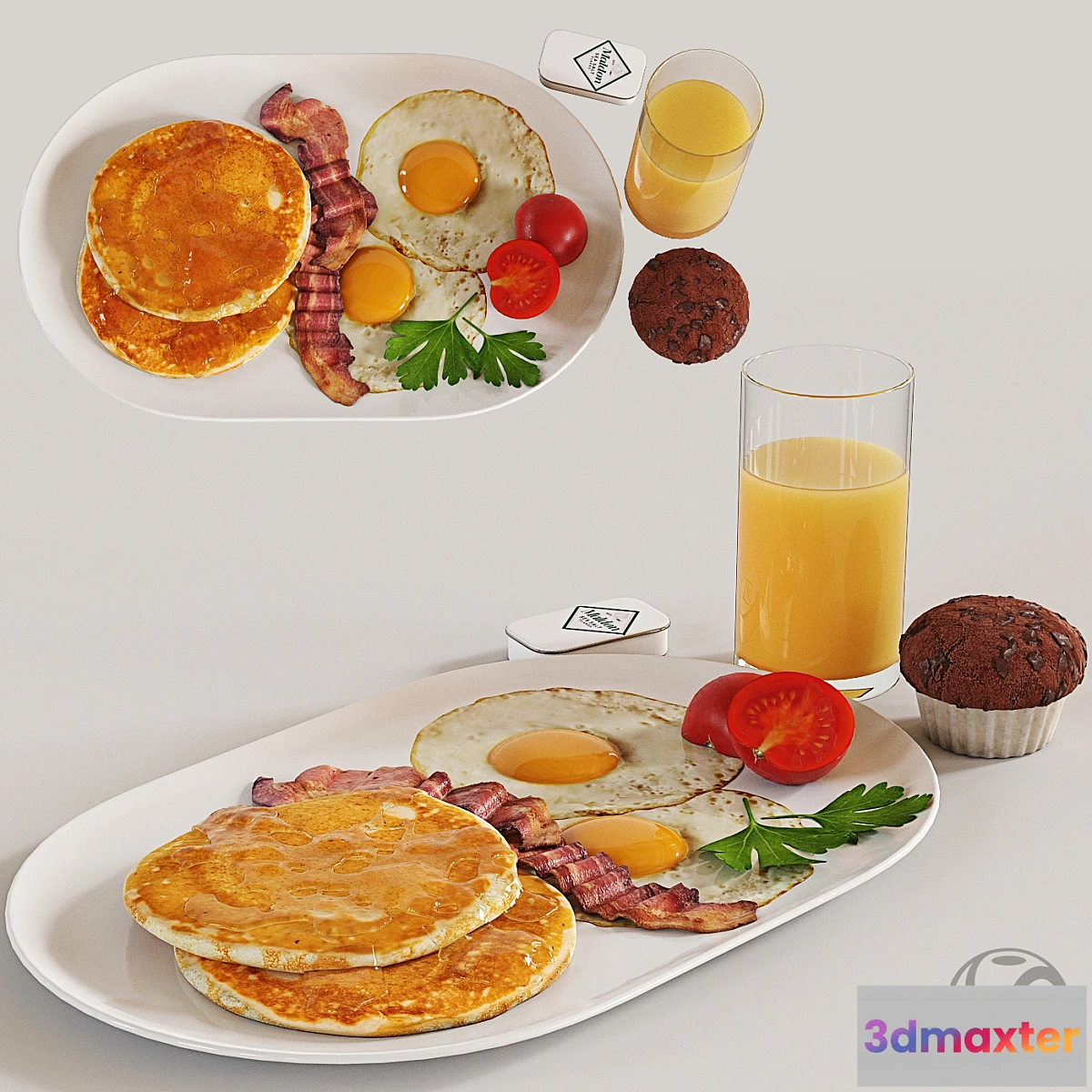 1473006 - Breakfast 3D Max