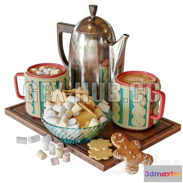 1547939 - Warm mug with cocoa 3D Max