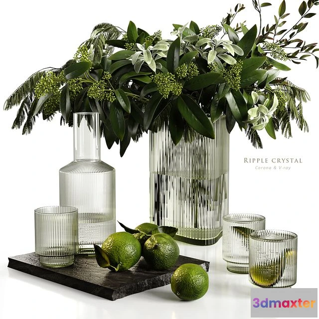 1555617 - Ripple crystal 3D Max