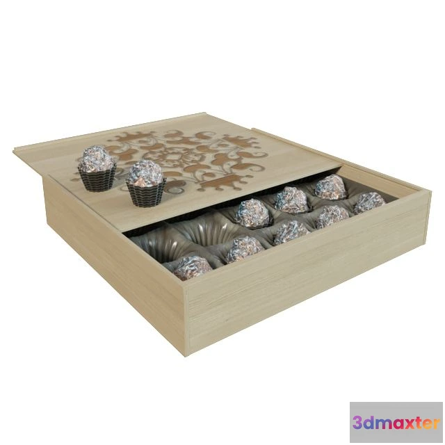 1558681 - Box of candies 3D Max