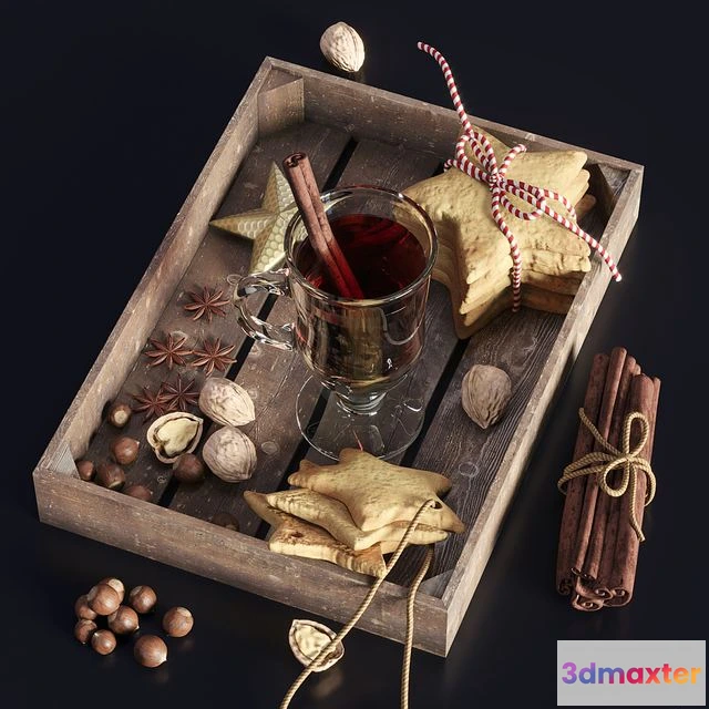 1558821 - Hot Drinks for New Year’s 3D Max