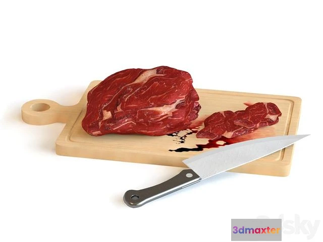 1559161 - Board meat 3D Max
