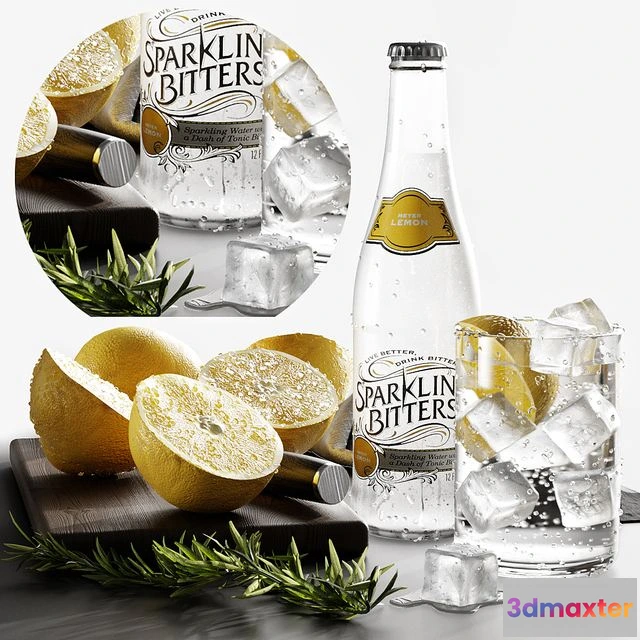 1559571 - Lemonade with ice 3D Max