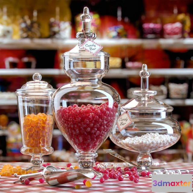 1563155 - Candy in Jar 3D Max