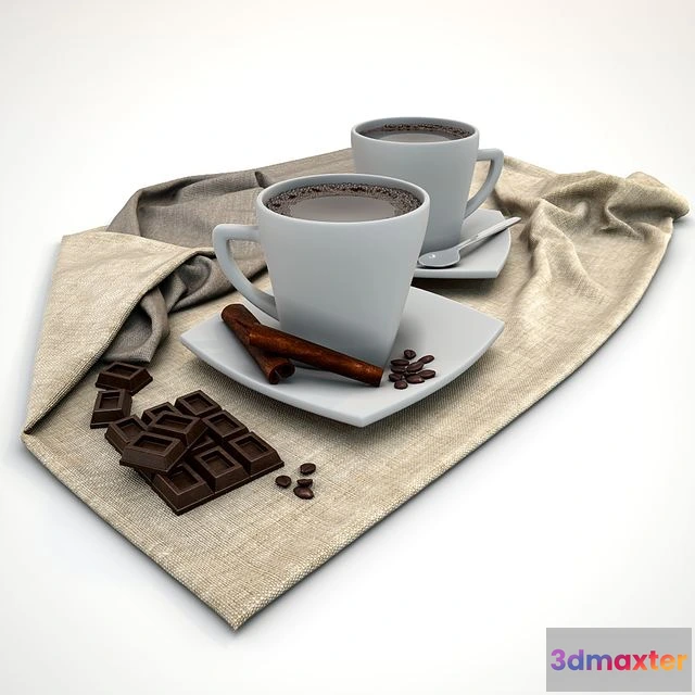 1563159 - Coffee and chocolate 3D Max