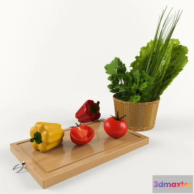 1564347 - Vegetables for the kitchen 3D Max
