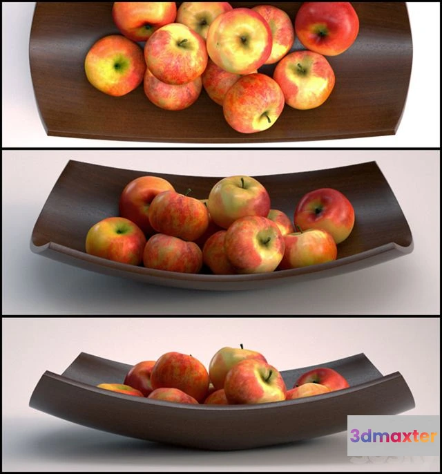 1565278 - Apples fruit food 3D Max