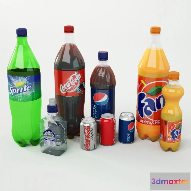 1565564 - Popular Drink Set 3D Max