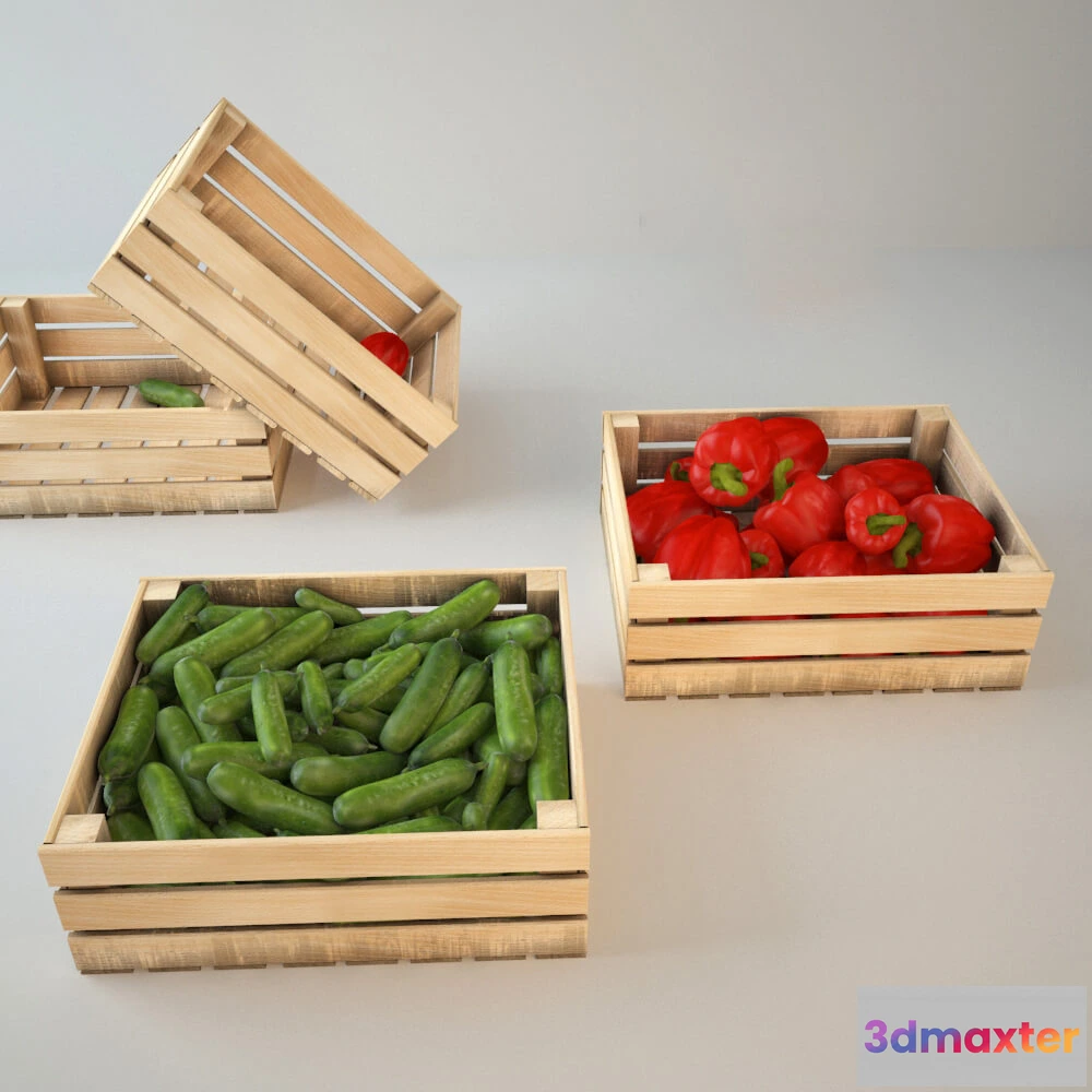 1645122 - kitchen - Collection of vegetables 005 3D Max